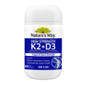 Nature's Way High Strength K2+D3 Capsules 30