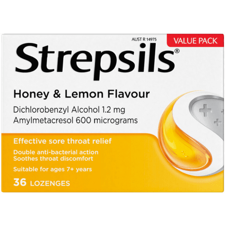 Strepsils Honey and Lemon -36 Lozenges - 9300631373575 are sold at Cincotta Discount Chemist. Buy online or shop in-store.