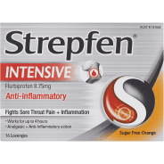 Strepfen Intensive Sugar Free Orange  Lozenges 16 - 93563253 are sold at Cincotta Discount Chemist. Buy online or shop in-store.