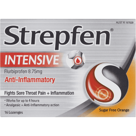 Strepfen Intensive Sugar Free Orange  Lozenges 16 - 93563253 are sold at Cincotta Discount Chemist. Buy online or shop in-store.