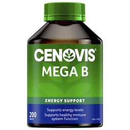 Cenovis Mega B Tablets 200 - 9300705602785 are sold at Cincotta Discount Chemist. Buy online or shop in-store.