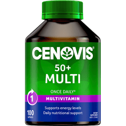 Cenovis Once Daily 50+ Multi 100 Capsules - 9300705605632 are sold at Cincotta Discount Chemist. Buy online or shop in-store.