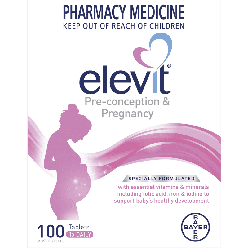Elevit 100 Tablets - 9310160820488 are sold at Cincotta Discount Chemist. Buy online or shop in-store.