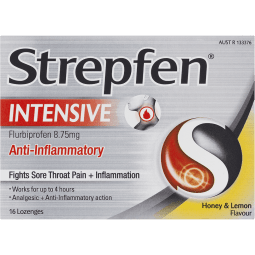 Strepfen Intensive Honey and Lemon -16 Lozenges - 93711777 are sold at Cincotta Discount Chemist. Buy online or shop in-store.