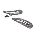 Mae Adorn by Mae One Touch Clips Diamante Silver (2)