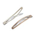 Mae One Touch Clips 6cm Satin Blonde (6)