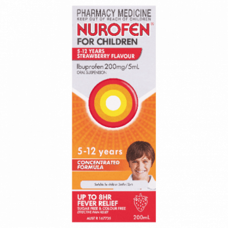 Nurofen Child 5-12 Strawberry 200mL - 9300711562813 are sold at Cincotta Discount Chemist. Buy online or shop in-store.