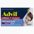 Advil Childrens Chewable 7-12Yrs Tablets 20