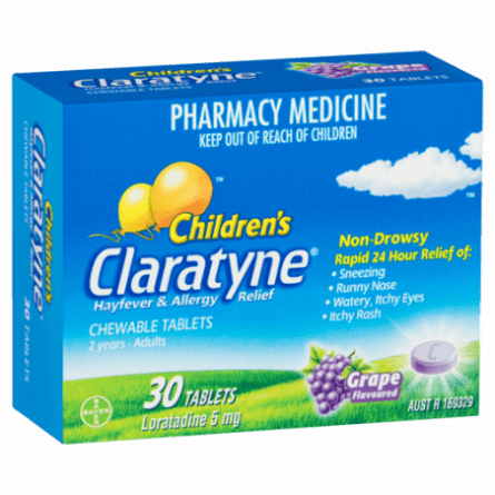 Claratyne Children's Chewable  30 Tablets - 4057599004939 are sold at Cincotta Discount Chemist. Buy online or shop in-store.