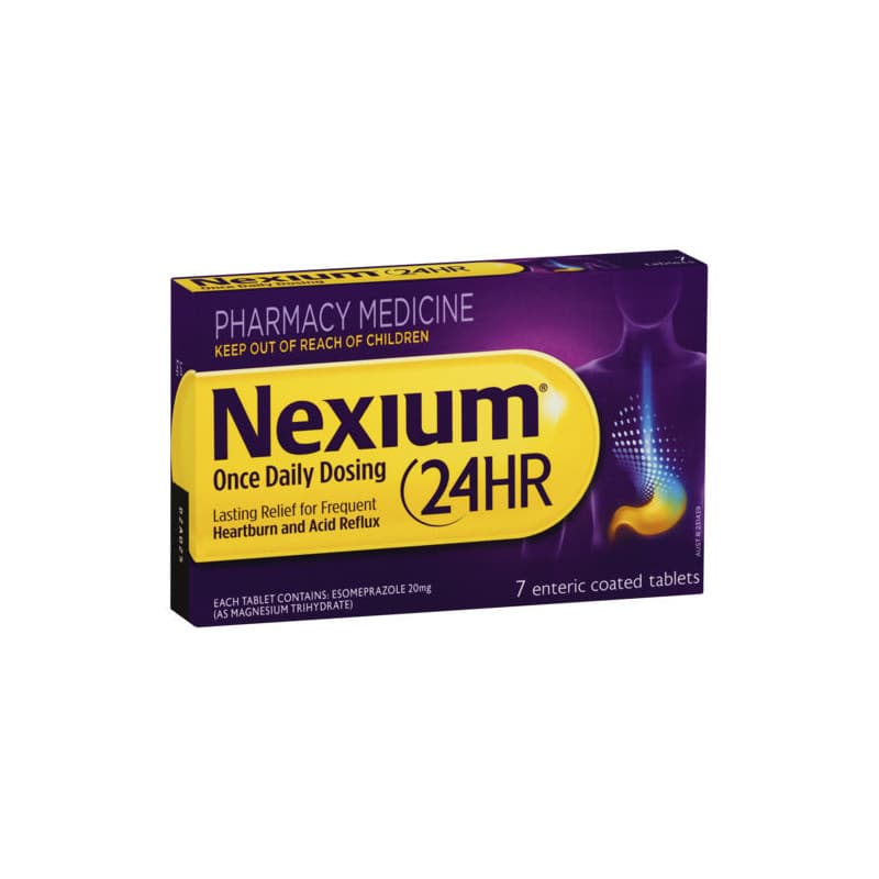 Nexium 24 Hour 20mg 7 Tablets - 9310488002368 are sold at Cincotta Discount Chemist. Buy online or shop in-store.