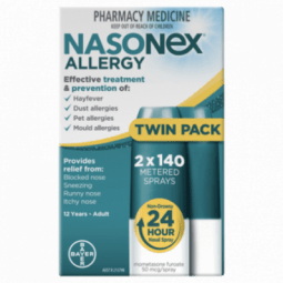 Nasonex Allergy 140 MD Spray Twin pack - 9310160824851 are sold at Cincotta Discount Chemist. Buy online or shop in-store.