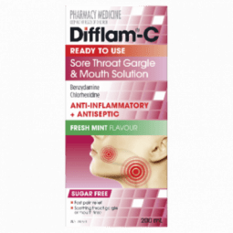 Difflam-C Gargle and Mouth Solution 200mL - 9314057001561 are sold at Cincotta Discount Chemist. Buy online or shop in-store.
