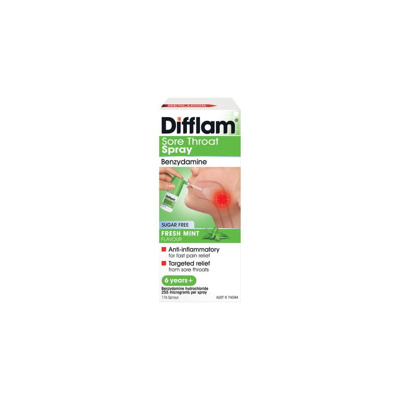Difflam Throat Spray 30mL - 9314057001967 are sold at Cincotta Discount Chemist. Buy online or shop in-store.