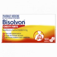Bisolvon Chesty Forte 8mg Tablets 100 - 9351791000016 are sold at Cincotta Discount Chemist. Buy online or shop in-store.