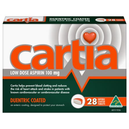 Cartia 28 Tablets - 9331134927552 are sold at Cincotta Discount Chemist. Buy online or shop in-store.