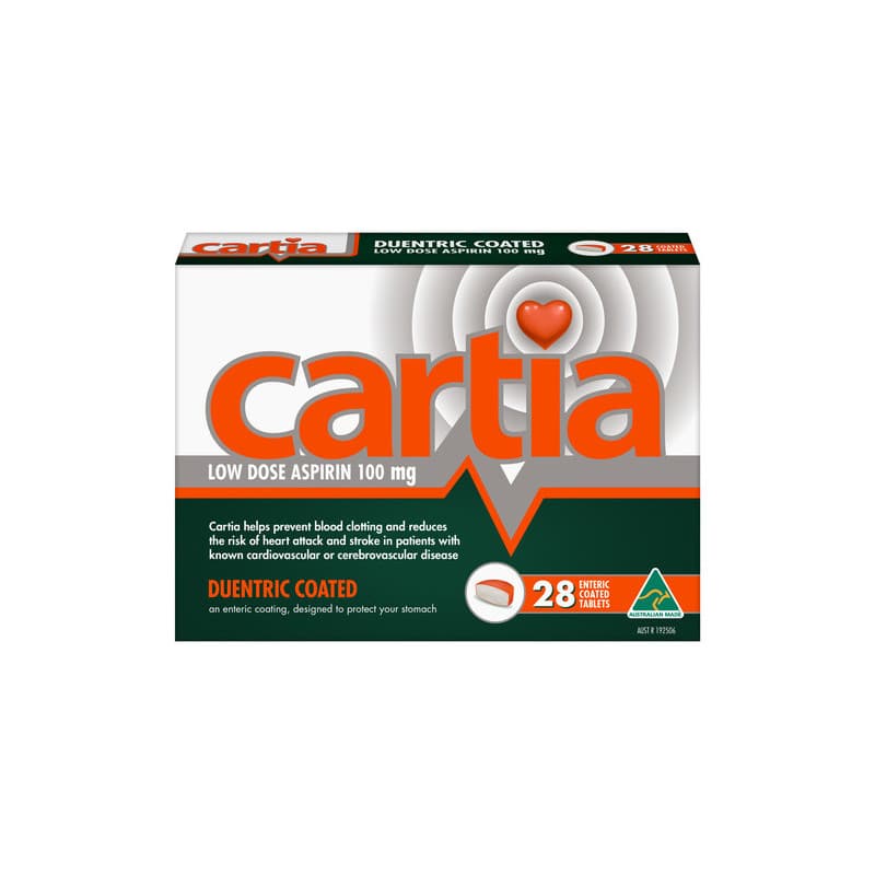 Cartia 28 Tablets - 9331134927552 are sold at Cincotta Discount Chemist. Buy online or shop in-store.