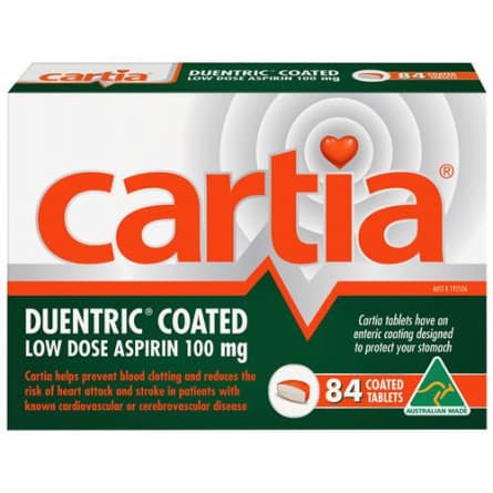 Cartia 84 Tablets - 9331134927569 are sold at Cincotta Discount Chemist. Buy online or shop in-store.