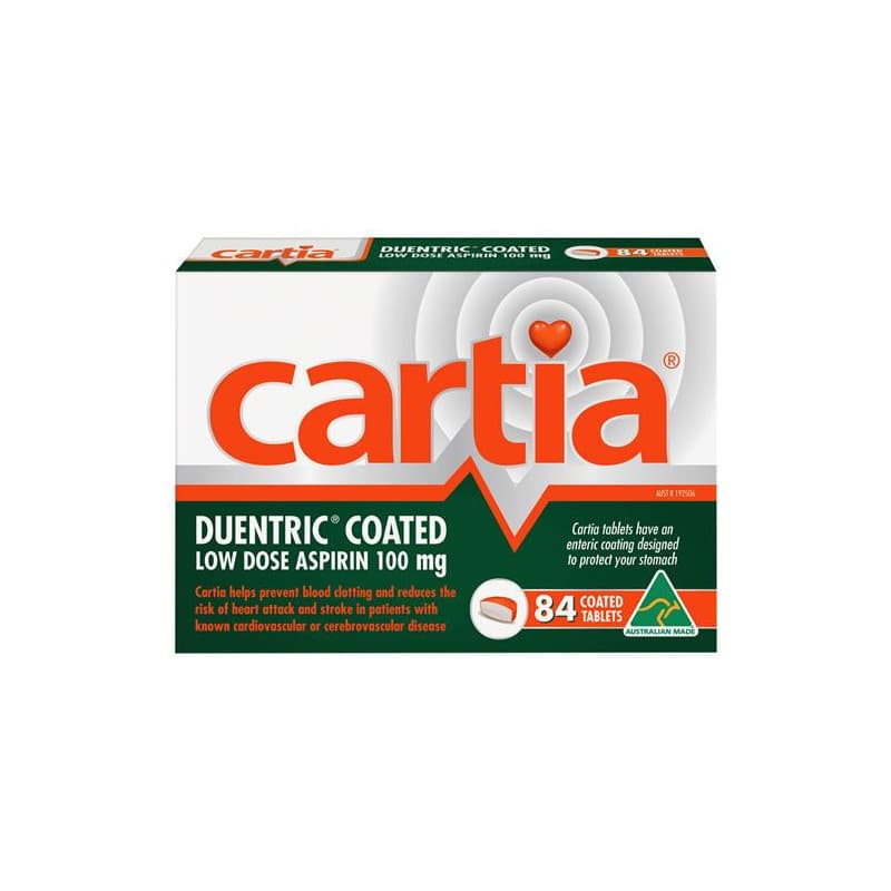 Cartia 84 Tablets - 9331134927569 are sold at Cincotta Discount Chemist. Buy online or shop in-store.
