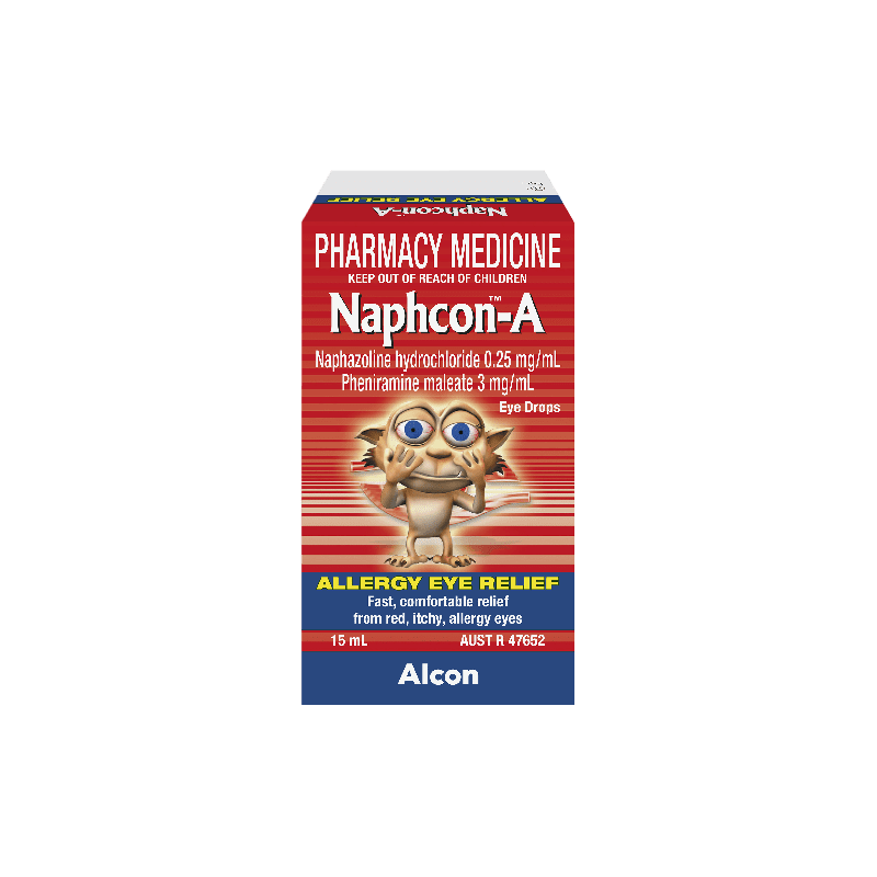 Naphcon-A Eye Drops 15mL - 93345118 are sold at Cincotta Discount Chemist. Buy online or shop in-store.