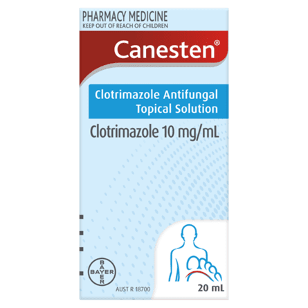 Canestan Clotrimazole Anti-fungal Topical Solution 20mL