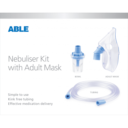 Able Nebuliser Kit Adult - 9328070000128 are sold at Cincotta Discount Chemist. Buy online or shop in-store.