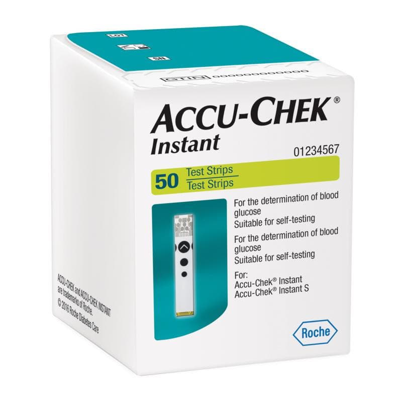 Accu-Chek Instant Blood Glucose Strip Box 50 - 4015630067022 are sold at Cincotta Discount Chemist. Buy online or shop in-store.