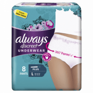 Always Discreet Pants Level 6 Large 8 Pack - 4902430907880 are sold at Cincotta Discount Chemist. Buy online or shop in-store.