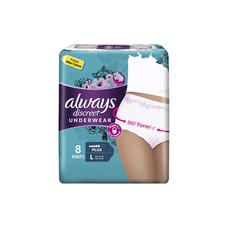 Buy Tena Pants Women Discreet Large 8 Pack Online at Chemist Warehouse®