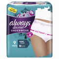 Always Discreet Pants 6D Med 9 pack