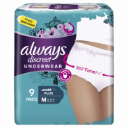 Always Discreet Pants Level 6 Medium 9 Pack - 4902430907873 are sold at Cincotta Discount Chemist. Buy online or shop in-store.