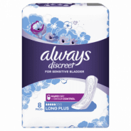 Always Discreet Pad Level 5 Long Plus 8 Pack - 4902430907859 are sold at Cincotta Discount Chemist. Buy online or shop in-store.