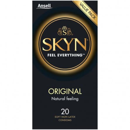 Ansell Skyn Original Condoms 20 pack - 9352417000540 are sold at Cincotta Discount Chemist. Buy online or shop in-store.