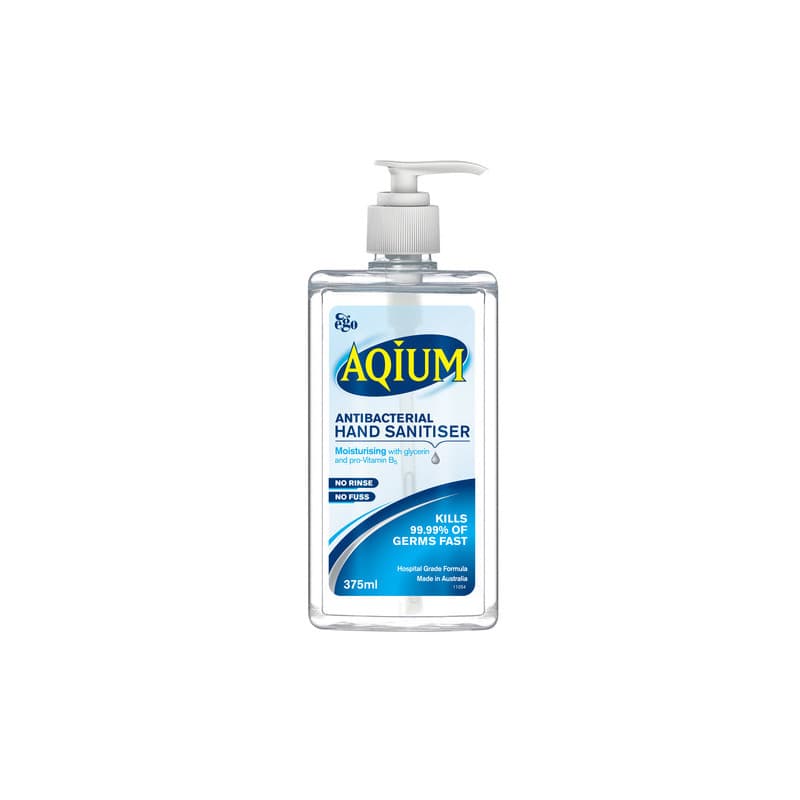 Aqium Antibacterial Hand Gel 375mL - 9314839007651 are sold at Cincotta Discount Chemist. Buy online or shop in-store.