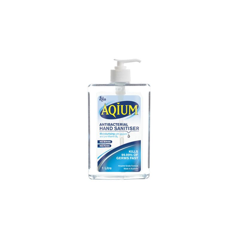 Ego Aqium Antibacterial Hand Gel 1L - 9314839007668 are sold at Cincotta Discount Chemist. Buy online or shop in-store.