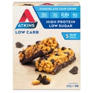 Atkins Day Break Choc Chip Crisp 5 pack - 5060074626365 are sold at Cincotta Discount Chemist. Buy online or shop in-store.