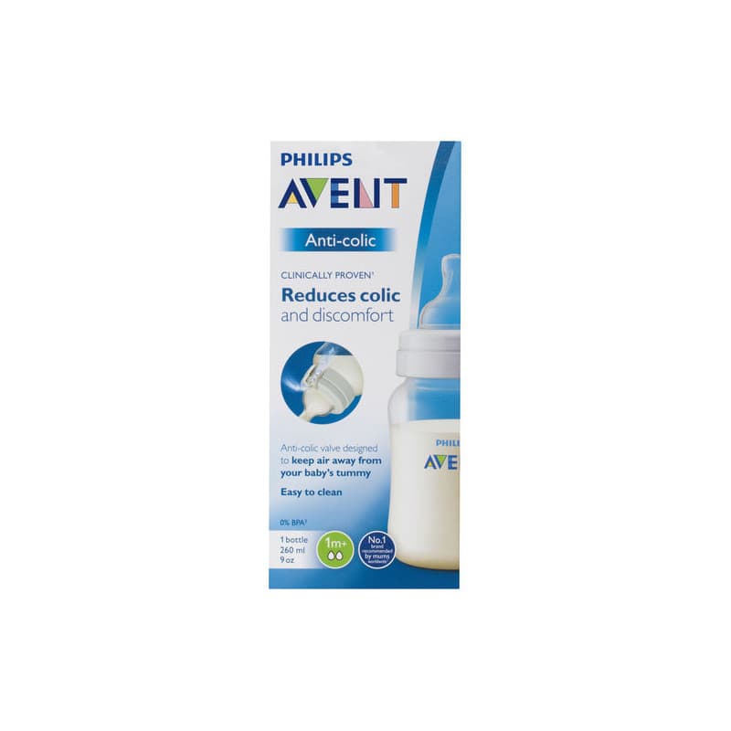 Philips Avent Anti-Colic Bottle 1m+ 260mL - 8710103881445 are sold at Cincotta Discount Chemist. Buy online or shop in-store.