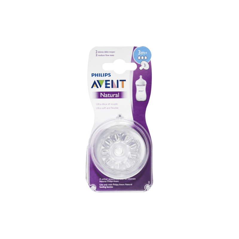 Buy Philips Avent Natural Teats - Pack of 2 Online