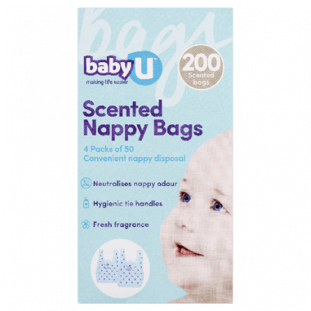BabyU Nappy Sack Scented 200 pk - 9338608001244 are sold at Cincotta Discount Chemist. Buy online or shop in-store.
