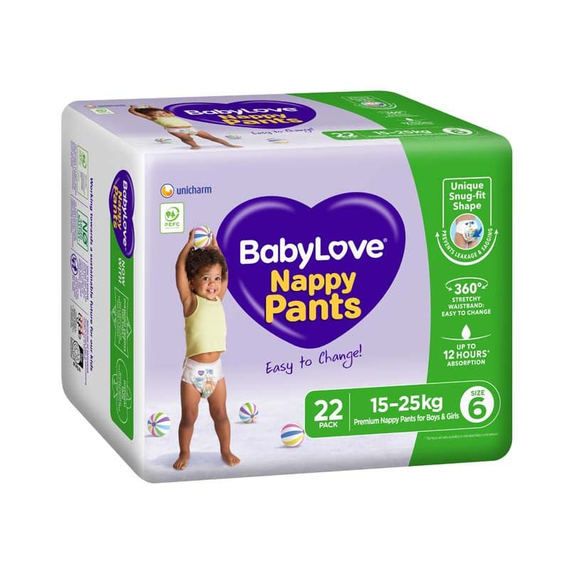 Babylove Nappy Pants Junior 15kg+ 20+2 pack - 9312818003915 are sold at Cincotta Discount Chemist. Buy online or shop in-store.
