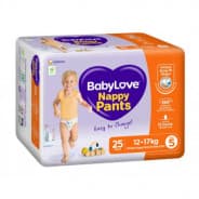 Babylove Nappy Pants Walker 12-17kg 25 pack - 9312818003595 are sold at Cincotta Discount Chemist. Buy online or shop in-store.