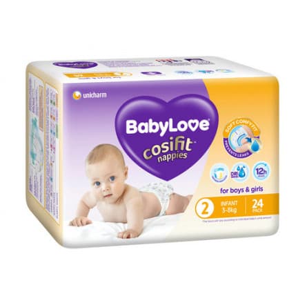 Babylove Nappies Infant Convenience 24 pack - 9312818004387 are sold at Cincotta Discount Chemist. Buy online or shop in-store.