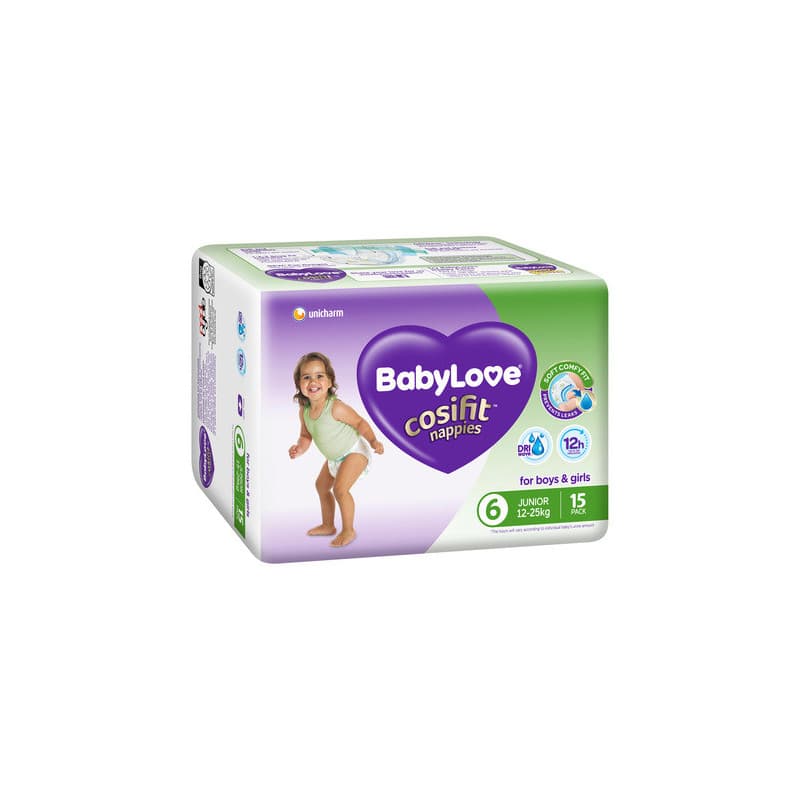 Babylove Nappies Junior Convenience 15 pack - 9312818004325 are sold at Cincotta Discount Chemist. Buy online or shop in-store.