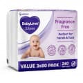 BabyLove Baby Wipes Everday 3x80 240 pack