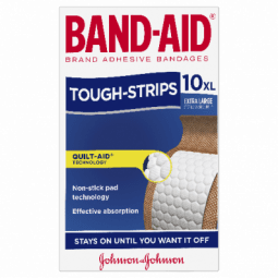 Band-Aid Tough Strips Extra Large 10 pk - 9300607179101 are sold at Cincotta Discount Chemist. Buy online or shop in-store.