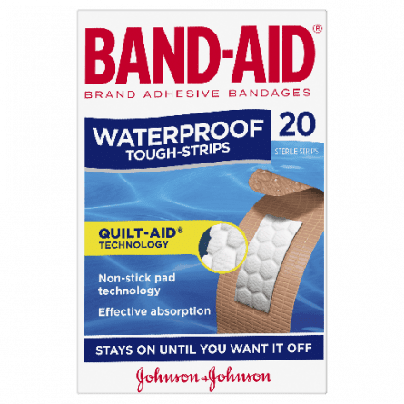 Band-Aid Waterproof Tough Strips 20 pack - 9300607179453 are sold at Cincotta Discount Chemist. Buy online or shop in-store.