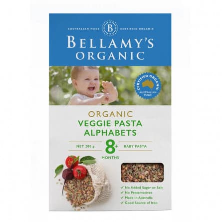 Bellamys Vegie Alphabet Pasta 200G - 9332045000860 are sold at Cincotta Discount Chemist. Buy online or shop in-store.