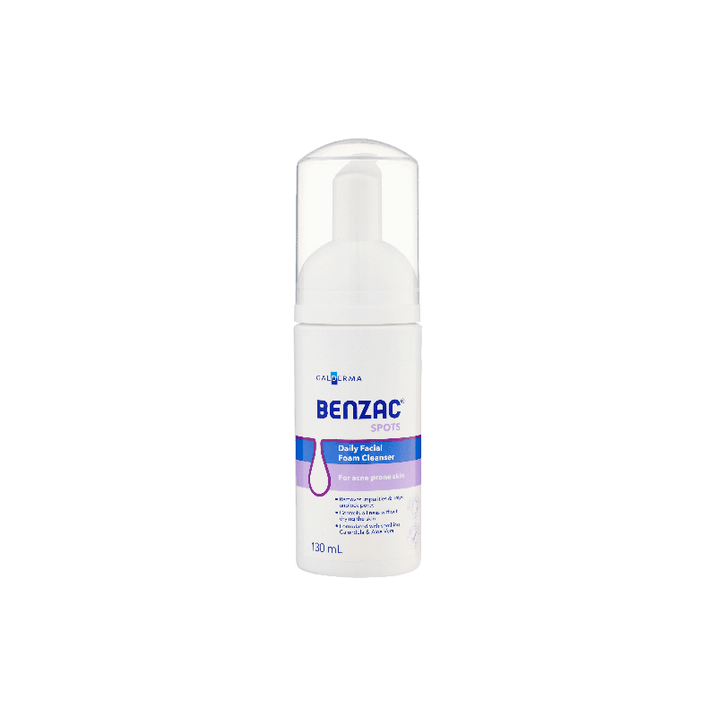 Benzac Daily Facial Foam Cleanser 130mL - 9318637042791 are sold at Cincotta Discount Chemist. Buy online or shop in-store.