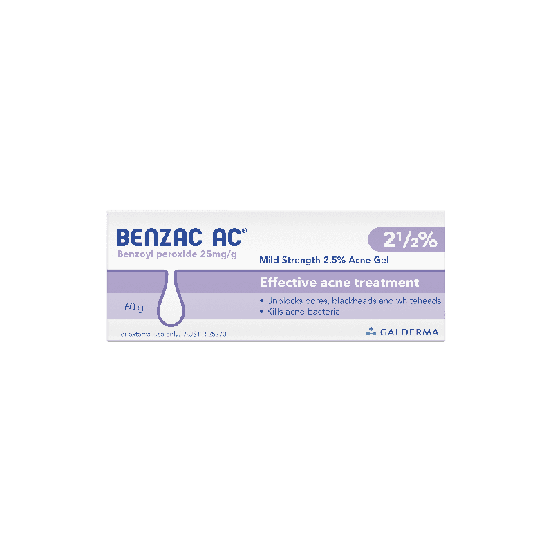 Benzac AC Gel 2.5% 60g - 9318637044078 are sold at Cincotta Discount Chemist. Buy online or shop in-store.