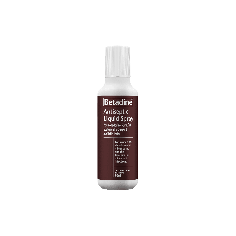 Betadine Antiseptic Liquid Spray 75mL - 93301992 are sold at Cincotta Discount Chemist. Buy online or shop in-store.