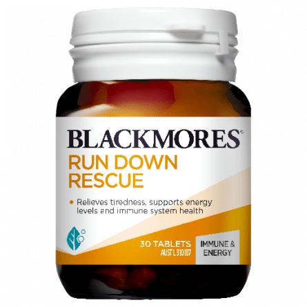 Blackmores Run Down Rescue Tablets 30 - 93564281 are sold at Cincotta Discount Chemist. Buy online or shop in-store.